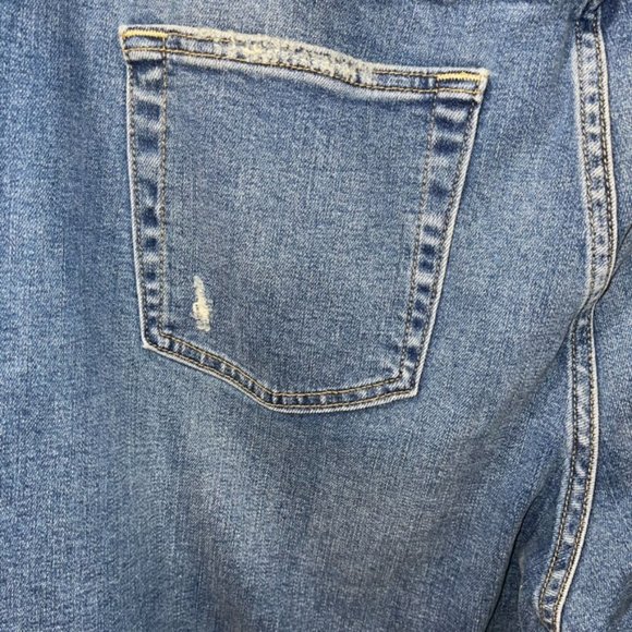 GAP Vintage Stretch Denim Medium Stretch Fabric Cheeky Straight High Rise 20/35P - Picture 6 of 16